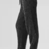 Maglione in maglia melange - Nero melange
