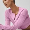 Maglione in maglia pointelle “Be Mine” - Rosa Cuore Caramella