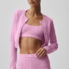 Maglione in maglia pointelle “Be Mine” - Rosa Cuore Caramella