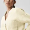 Maglione in maglia Tennis Club - Avena/Bianco