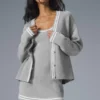 Maglione in maglia Tennis Club - Grigio melange sportivo/Bianco