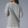 Maglione in maglia Tennis Club - Grigio melange sportivo/Bianco