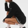 Maglione in maglia Tennis Club - Nero/Avorio