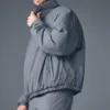 Maglione Latitude leggero con mezza zip - Grigio acciaio
