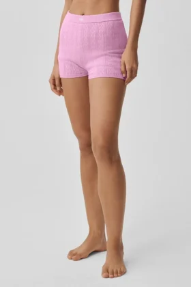 Maglione Pointelle Be Mine Pantaloncini Hot - Rosa Cuore Caramella