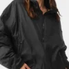 Maglione pullover leggero con mezza zip Latitude - Nera