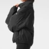Maglione pullover leggero con mezza zip Latitude - Nera