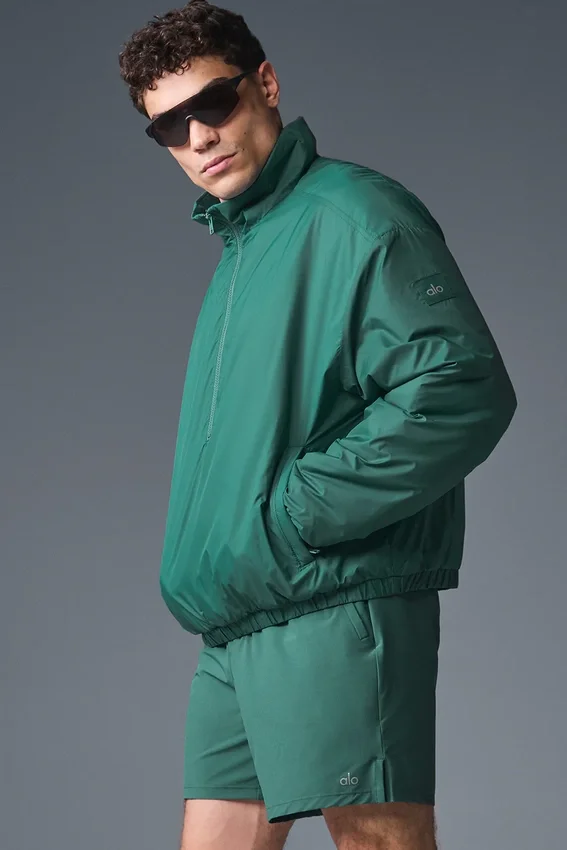 Maglione pullover leggero Latitude con mezza zip - Winter Ivy