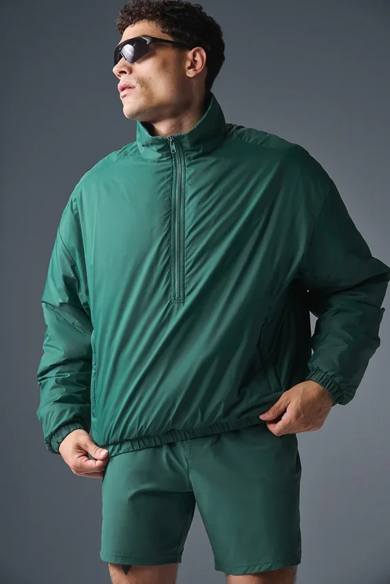 Maglione pullover leggero Latitude con mezza zip - Winter Ivy