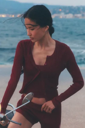 Maglione Sunlit - Rosso Summer Romance