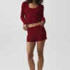 Maglione High-Waist in maglia Sunlit - Rosso Summer Romance