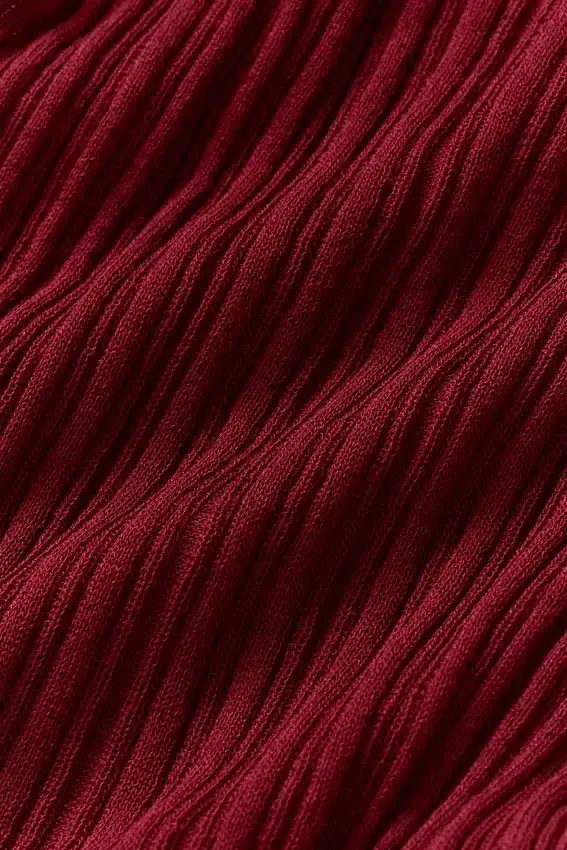 Maglione High-Waist in maglia Sunlit - Rosso Summer Romance