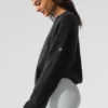 Maglione unisex in lana e cashmere New Class a girocollo - Nero