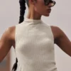 Maglione Unwind senza maniche - Avena melange