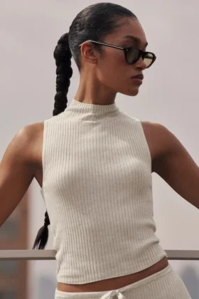 Maglione Unwind senza maniche - Avena melange