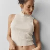 Maglione Unwind senza maniche - Avena melange