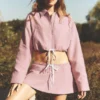Microgonna a vita bassa preferita dai fan - Rosa vintage