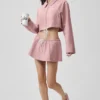 Microgonna a vita bassa preferita dai fan - Rosa vintage