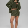 Minigonna Work It - Verde oliva
