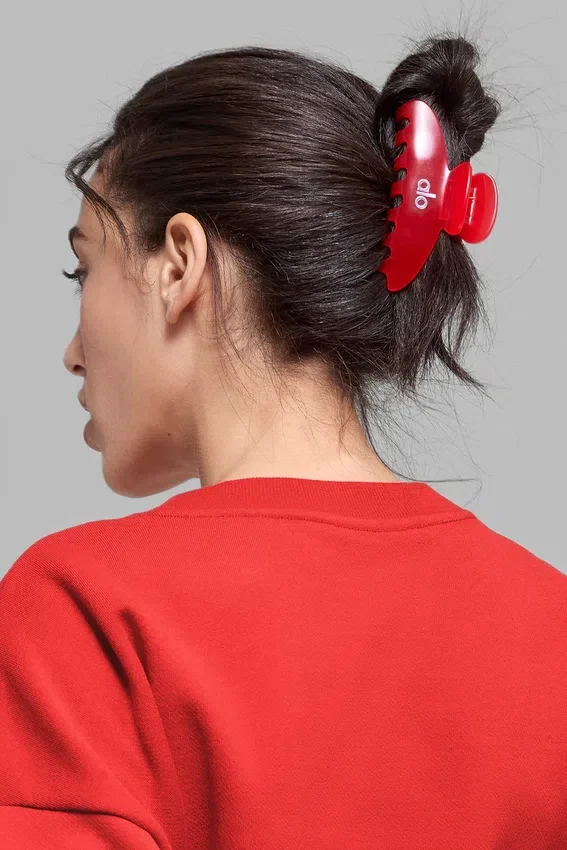 Molletta a artiglio Effortless (confezione da 2) - Rosso brillante