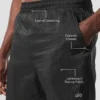 Pantaloncini 2 in 1 Game Time Ripstop da 5" - Nero/Nero