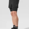 Pantaloncini 2 in 1 Revival da 5" - Nero/Nero