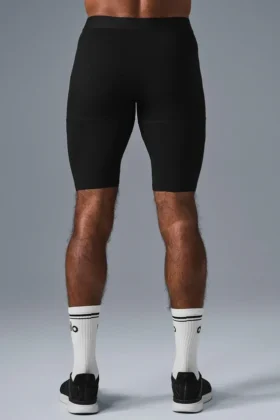 Pantaloncini a compressione Flight da 9″ – Nero