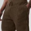 Pantaloncini a maglia larga - Espresso