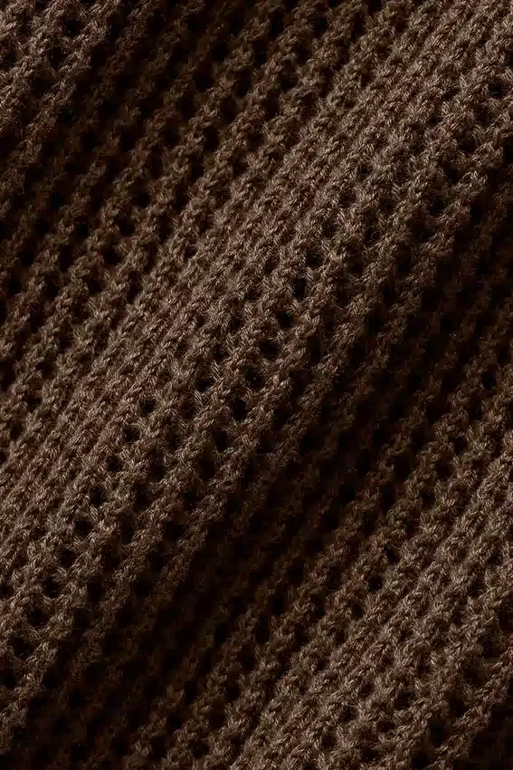 Pantaloncini a maglia larga - Espresso