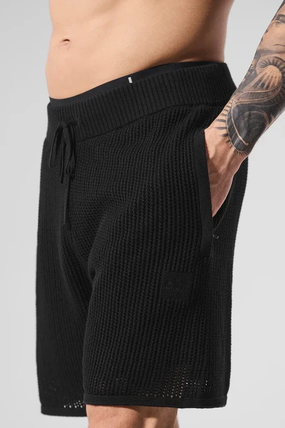 Pantaloncini a maglia larga - Nero