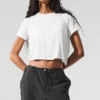 Pantaloncini a maniche corte All Day cropped - Bianco