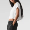 Pantaloncini a maniche corte All Day cropped - Bianco