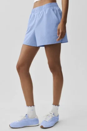 Pantaloncini a righe sottili Daylight – Blu Provenza chiaro/Bianco