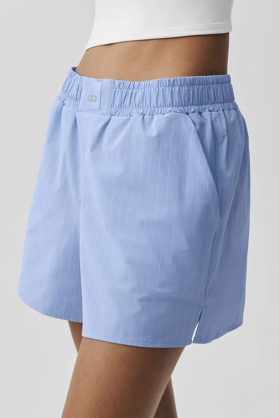 Pantaloncini a righe sottili Daylight - Blu Provenza chiaro/Bianco
