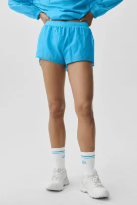Pantaloncini a vita media Go Time – Blu azzurro