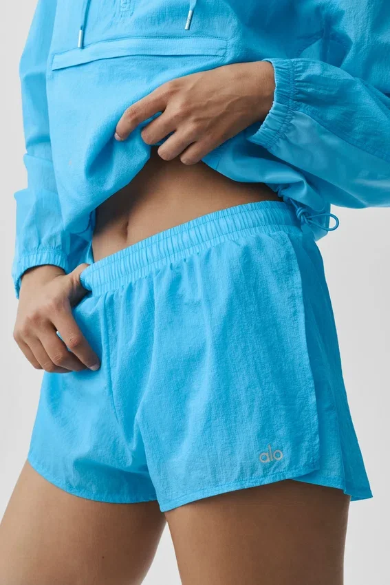 Pantaloncini a vita media Go Time - Blu azzurro