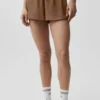 Pantaloncini a vita media semi-trasparenti Golden Hour - Marrone baciato dal sole