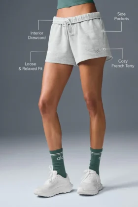 Pantaloncini Accolade – Grigio melange atletico