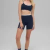 Pantaloncini Airbrush Double Up da 5" - Blu navy/Bianco