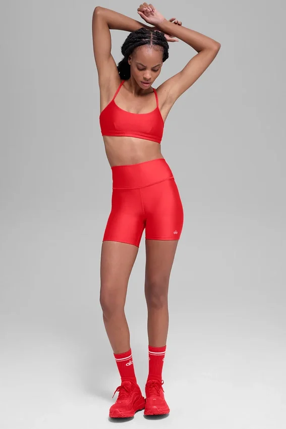 Pantaloncini Airlift Energy da 5" - Rosso brillante