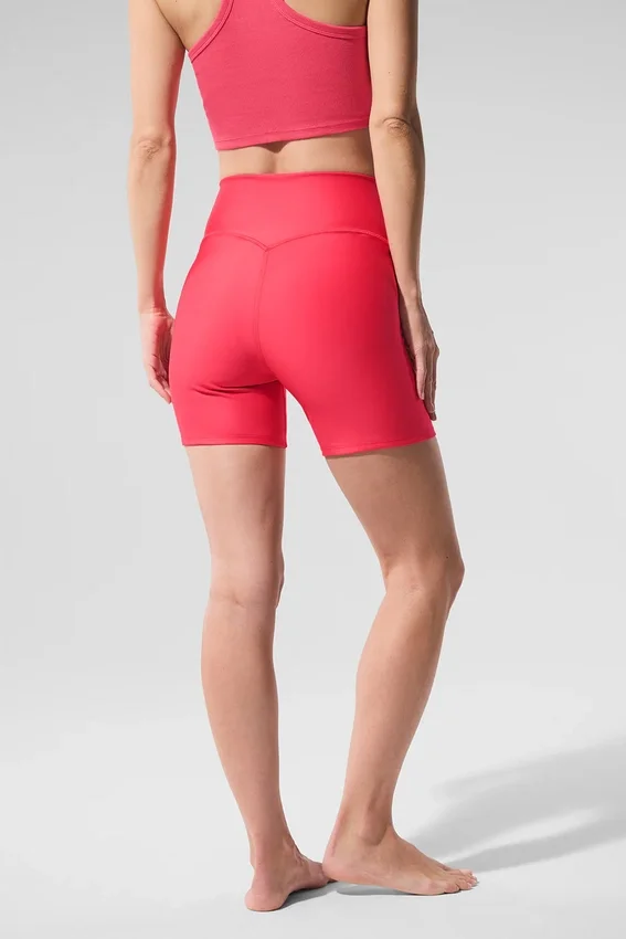 Pantaloncini Airlift Energy da 5" - Rosso caramella