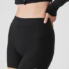 Pantaloncini Alolux High-Waist Me Time - Nero