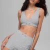 Pantaloncini Alosoft Sincere Micro - Grigio melange sportivo
