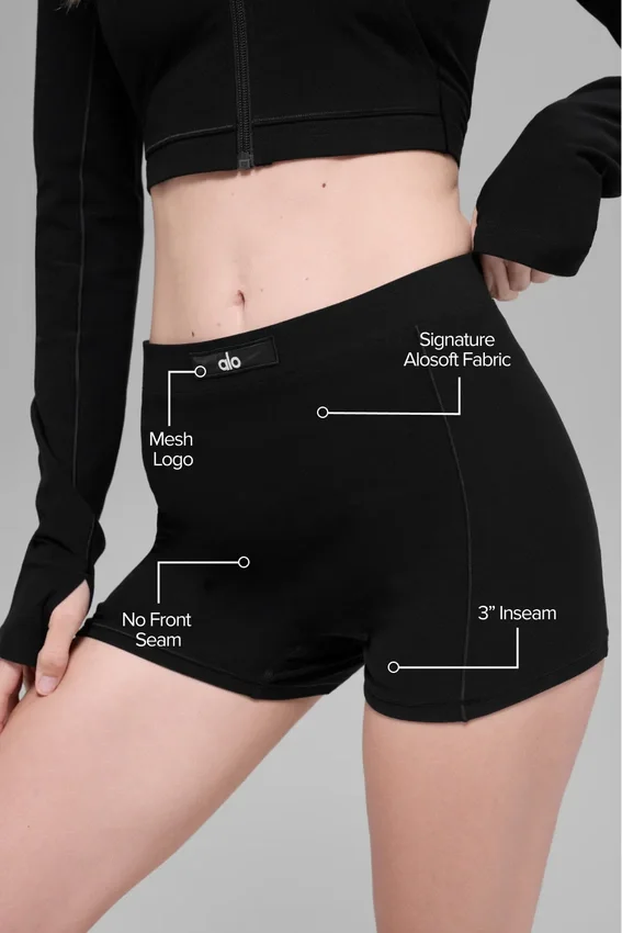 Pantaloncini Alosoft Sincere Micro - Nero