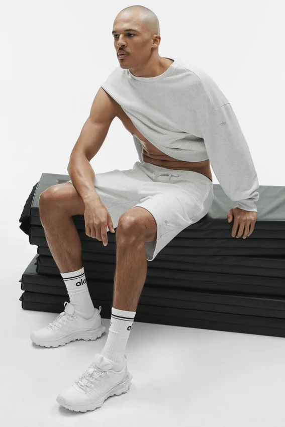 Pantaloncini Chill - Bianco melange