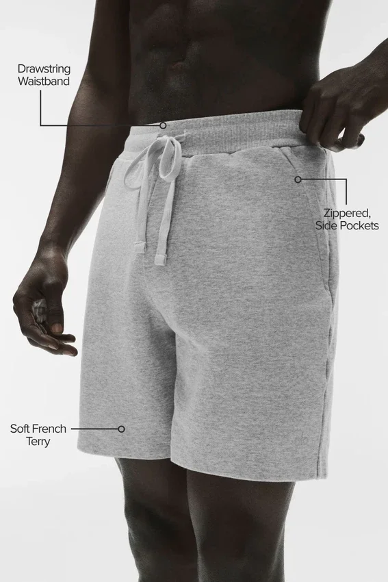 Pantaloncini Chill - Grigio melange atletico