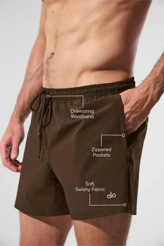 Pantaloncini Circuit da 5" - Espresso