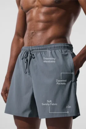 Pantaloncini Circuit da 5″ – Grigio acciaio