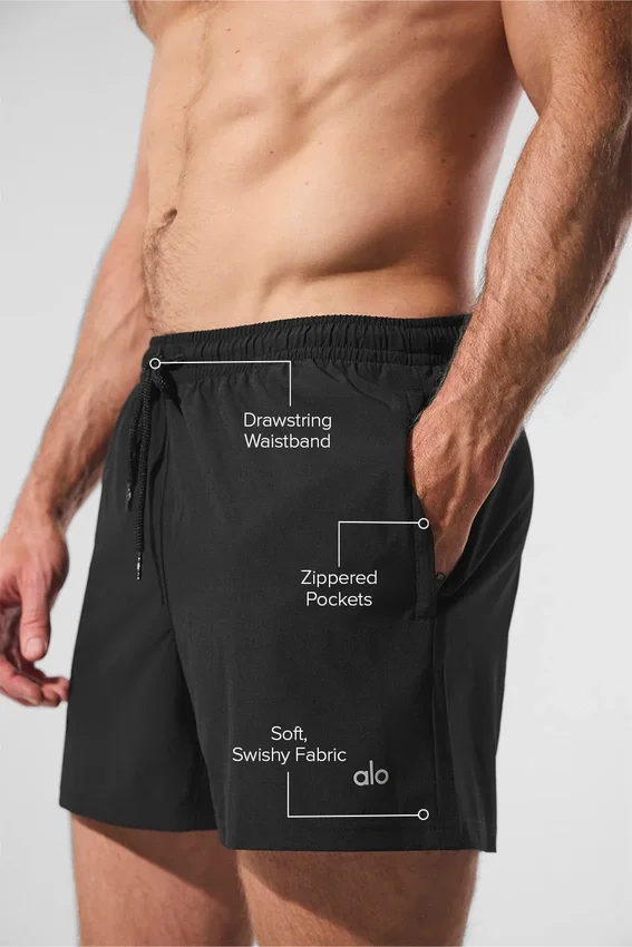 Pantaloncini Circuit da 5" - Nero