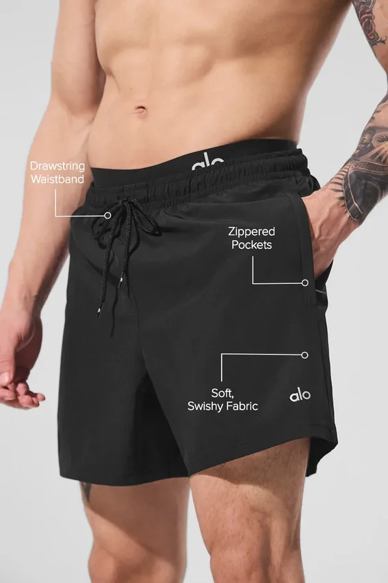 Pantaloncini Circuit da 7" - Nero